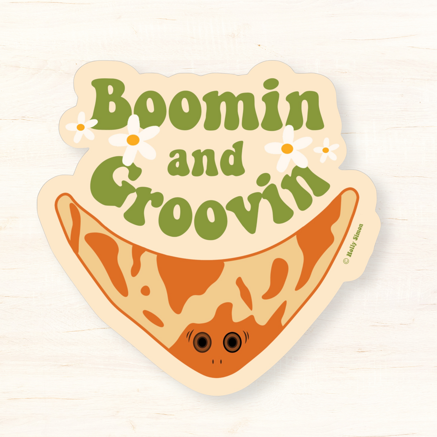 Diplocaulus Boomin & Groovin Sticker