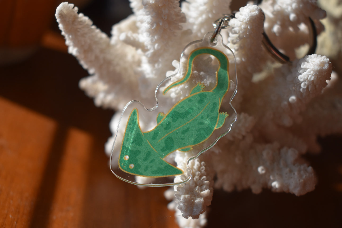 Diplocaulus Acrylic Keychain