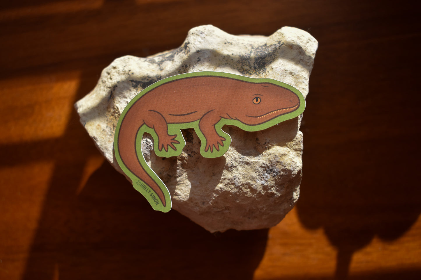 Orange Seymouria Sticker
