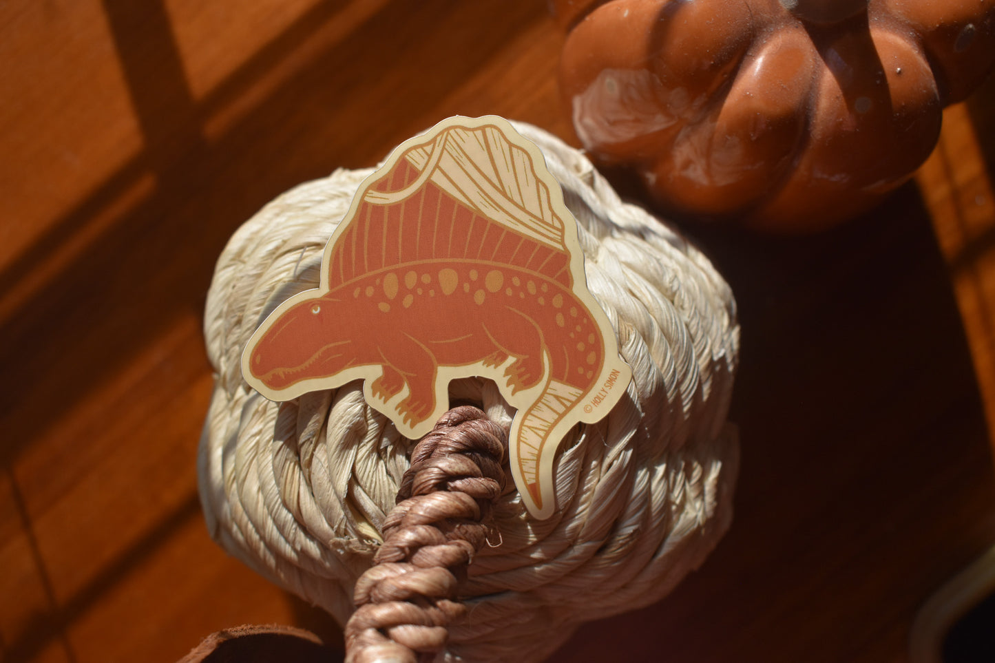 Mummy Dimetrodon Vinyl Sticker