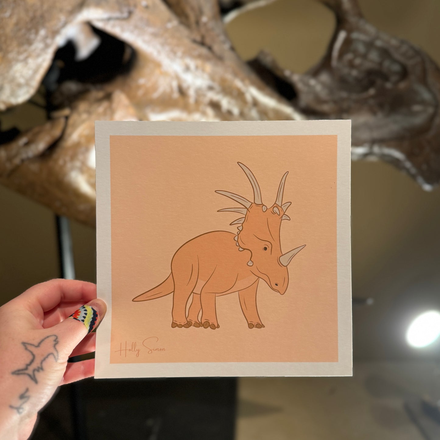 Styracosaurus Glossy Fine Art Print