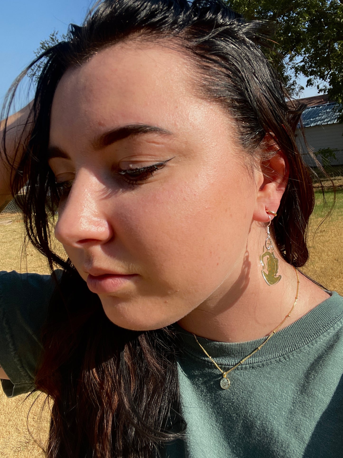 Diplocaulus Acrylic Earrings
