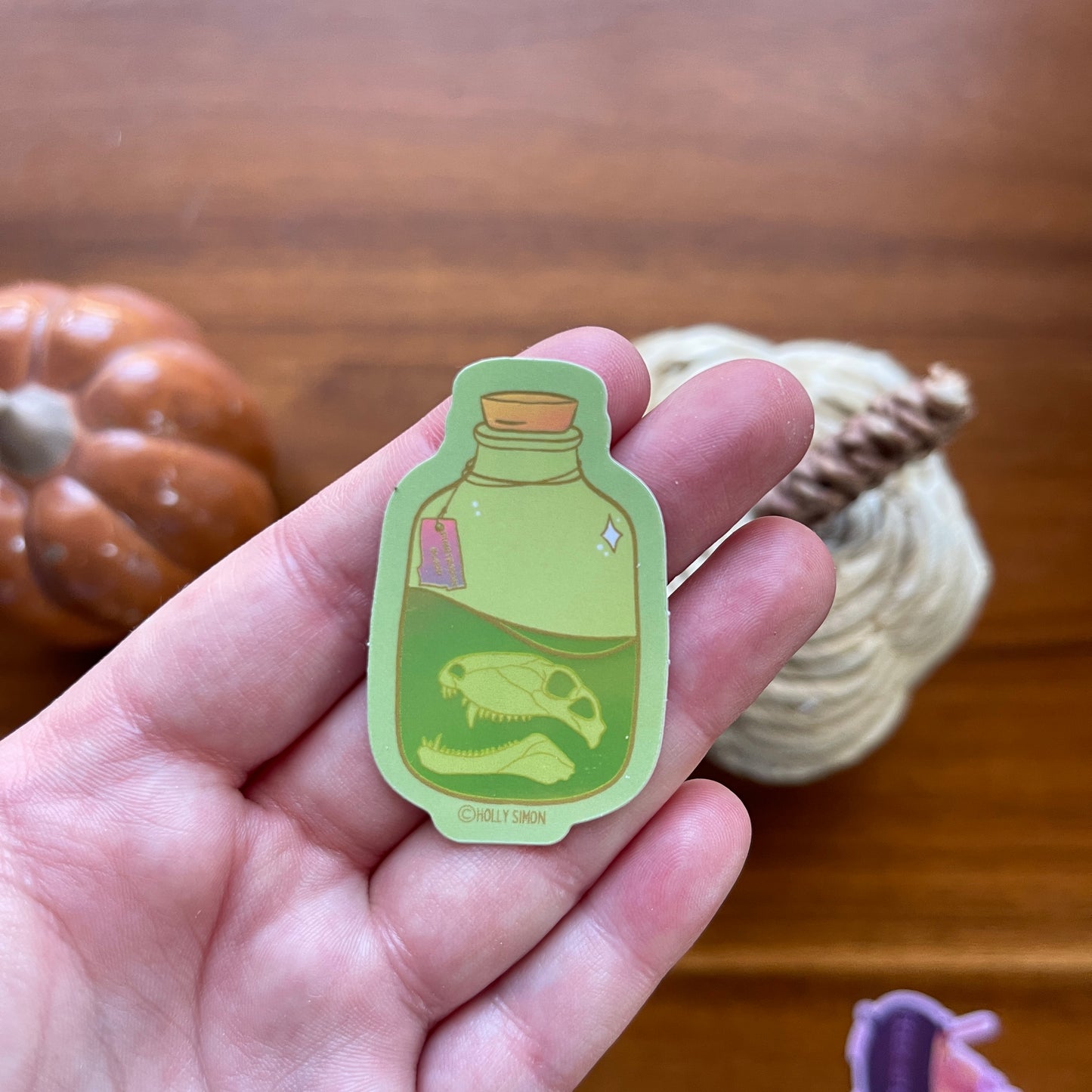 Dimetrodon Potion Bottle Vinyl Sticker