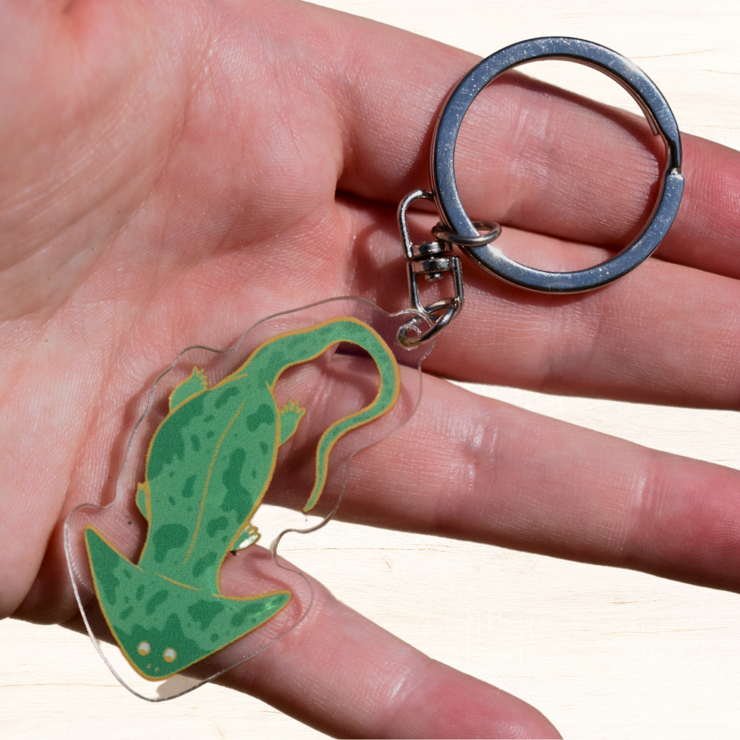 Diplocaulus Acrylic Keychain