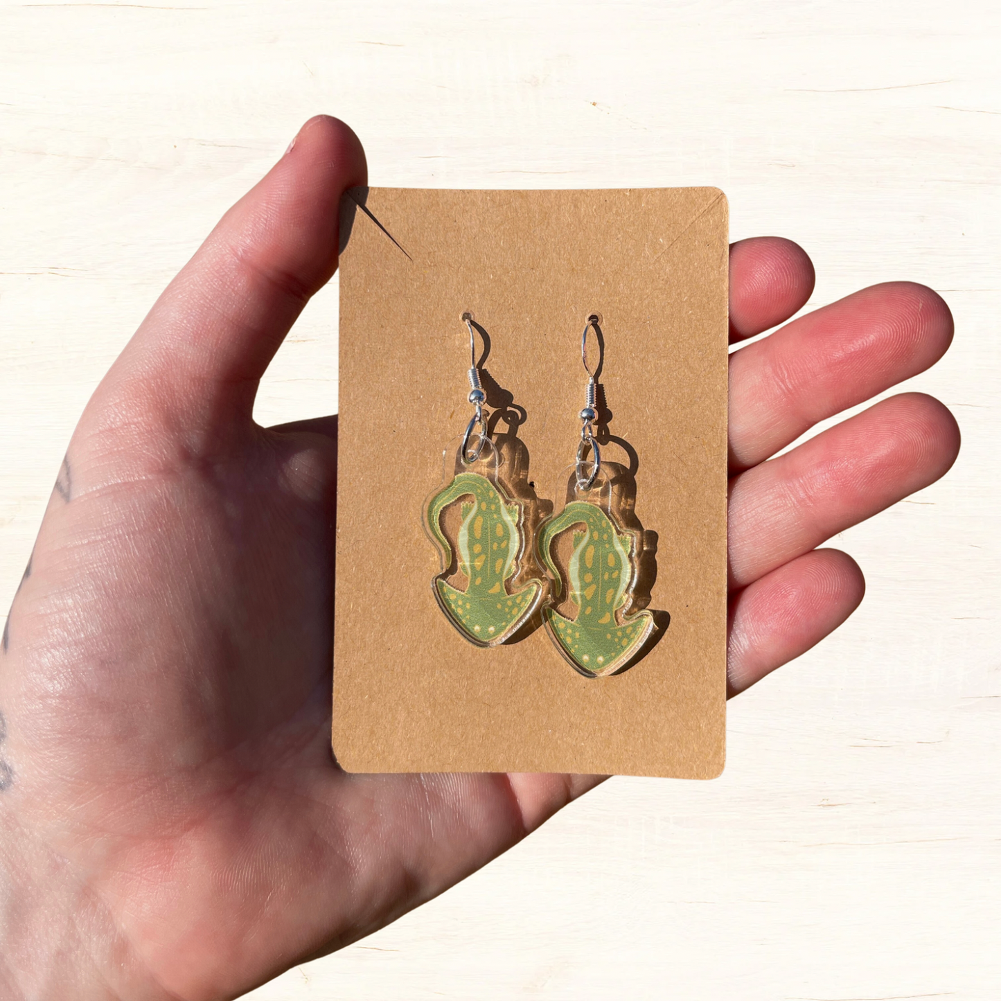 Diplocaulus Acrylic Earrings