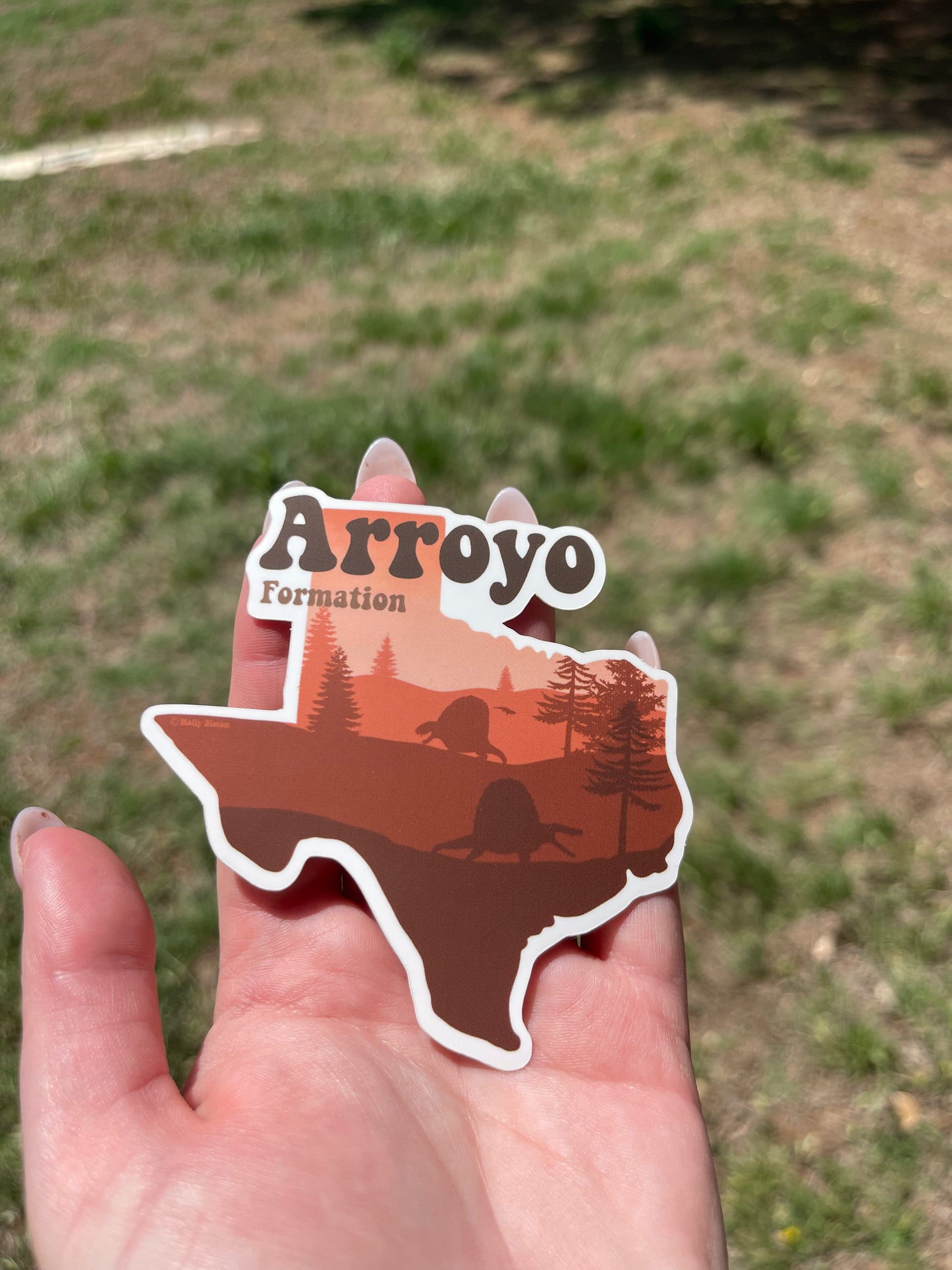 Arroyo Formation Texas Sticker
