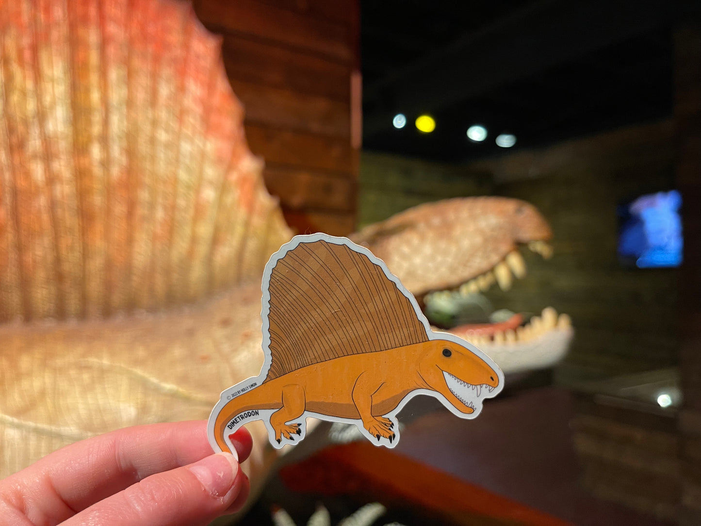 Dimetrodon Vinyl Glossy Sticker