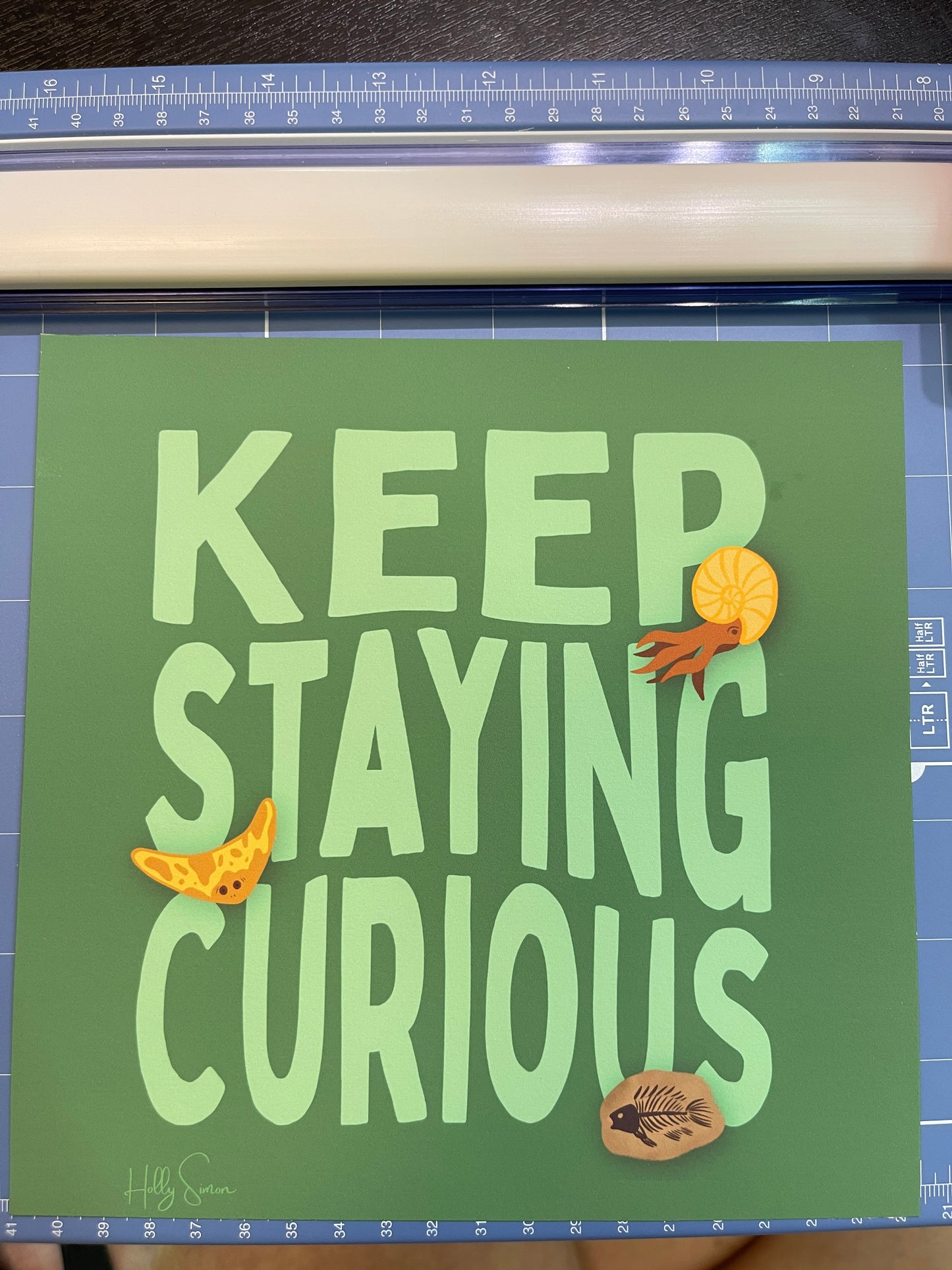 Keep Staying Curious 8"x8" Art Print