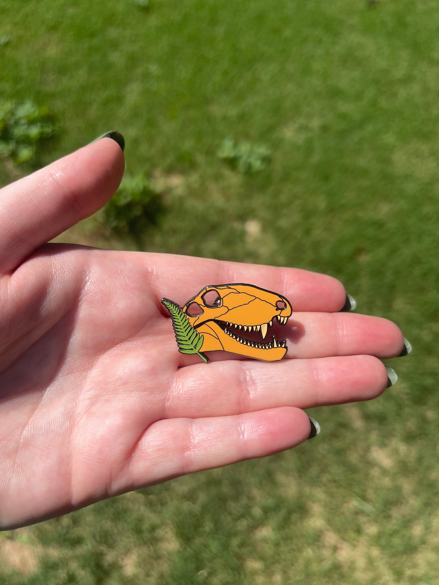 Pink Dimetrodon Hard Enamel Pin