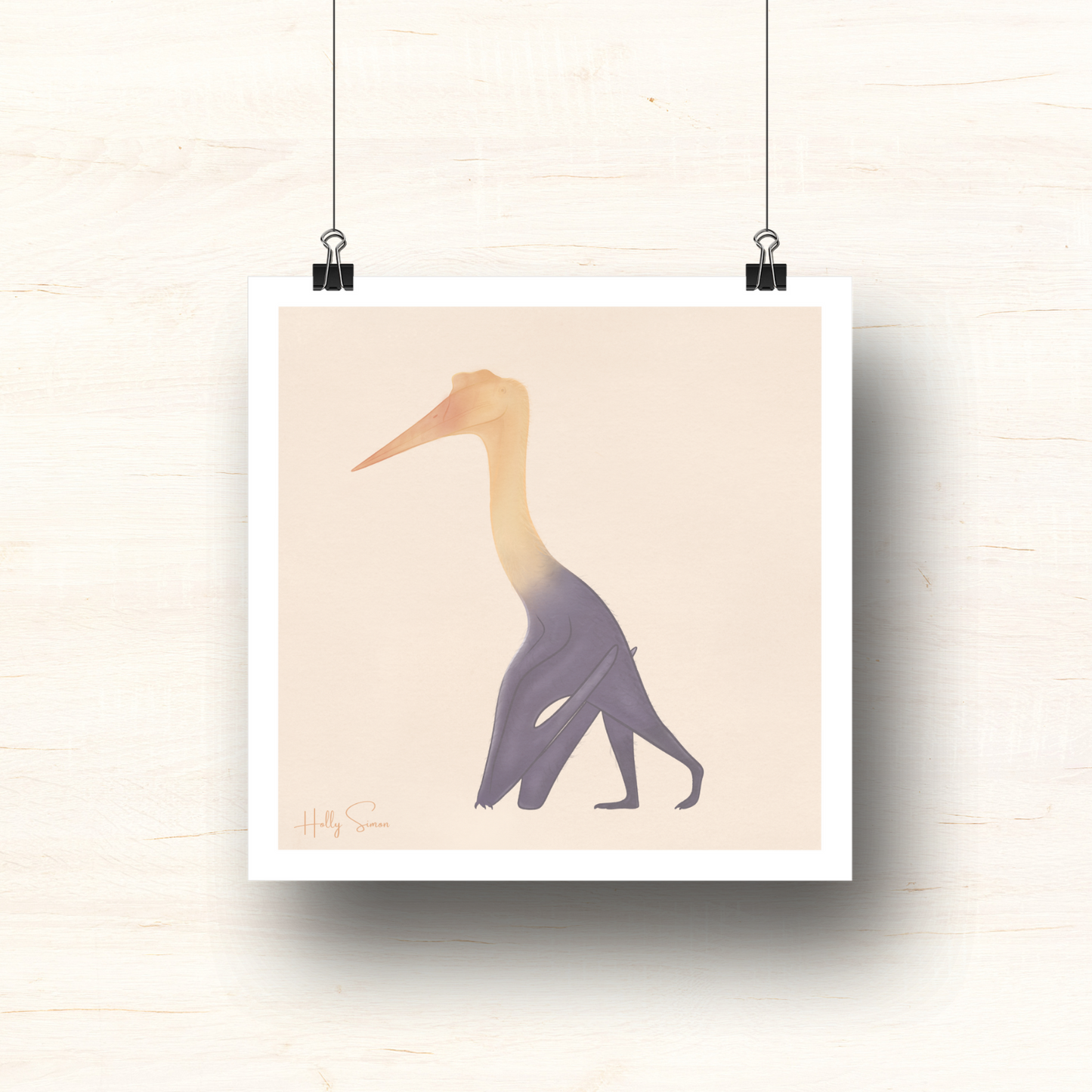 Quetzalcoatlus 8"x8" Art Print