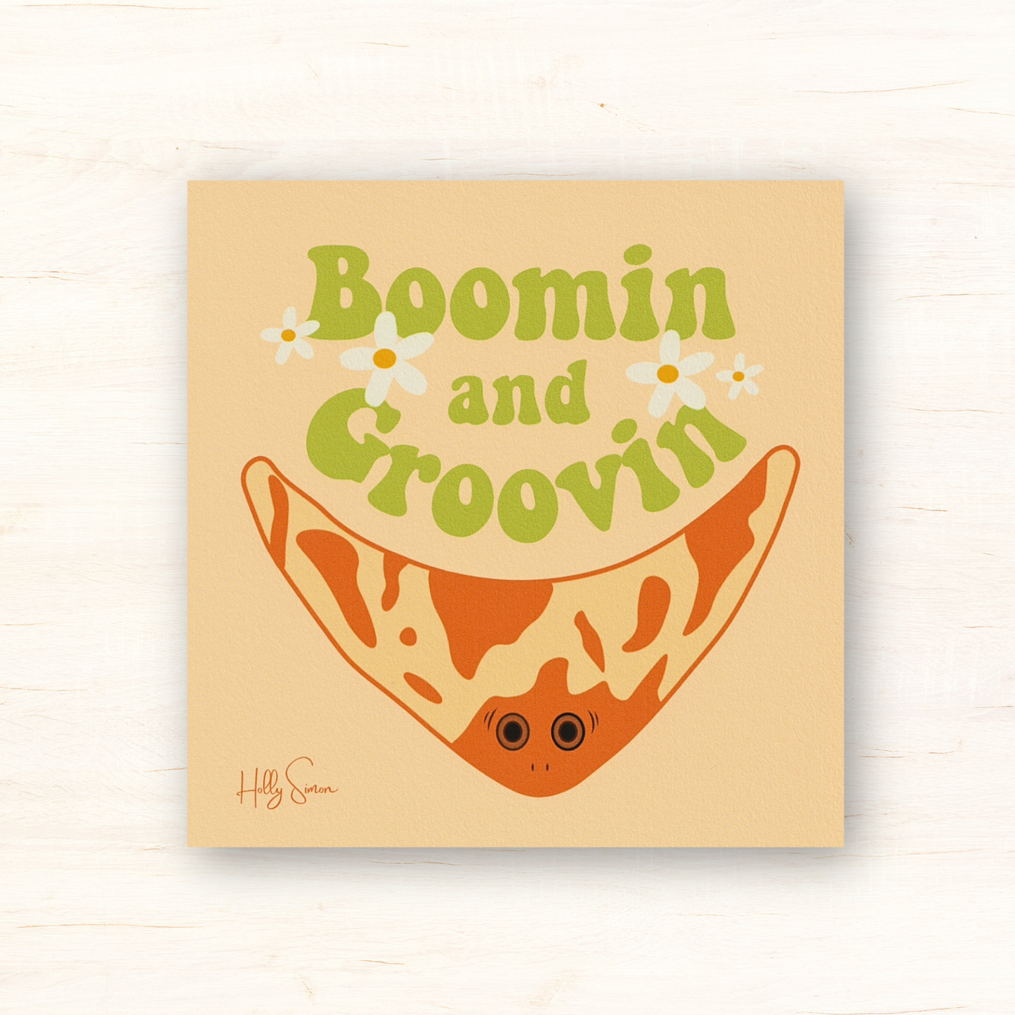 Boomin & Groovin 8x8 Art Print