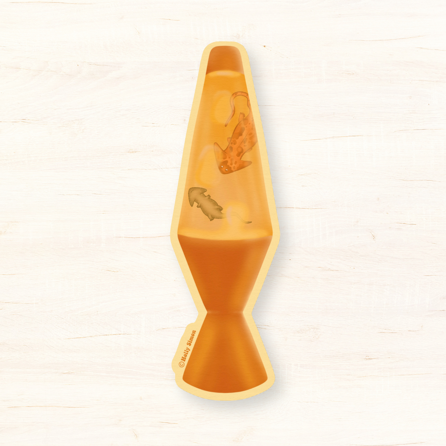 NEW! | Diplocaulus Lava Lamp Sticker