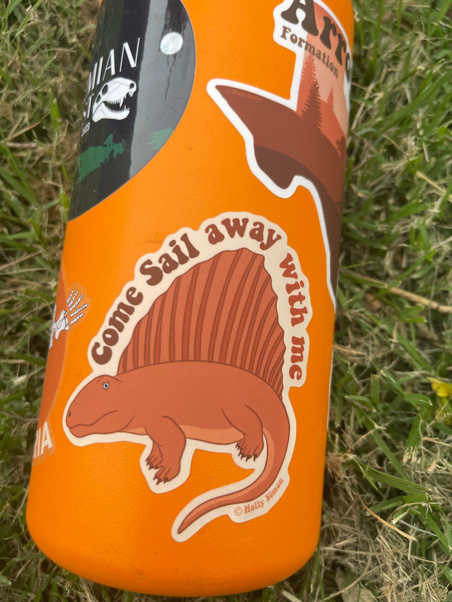 Come Sail Away Dimetrodon Sticker