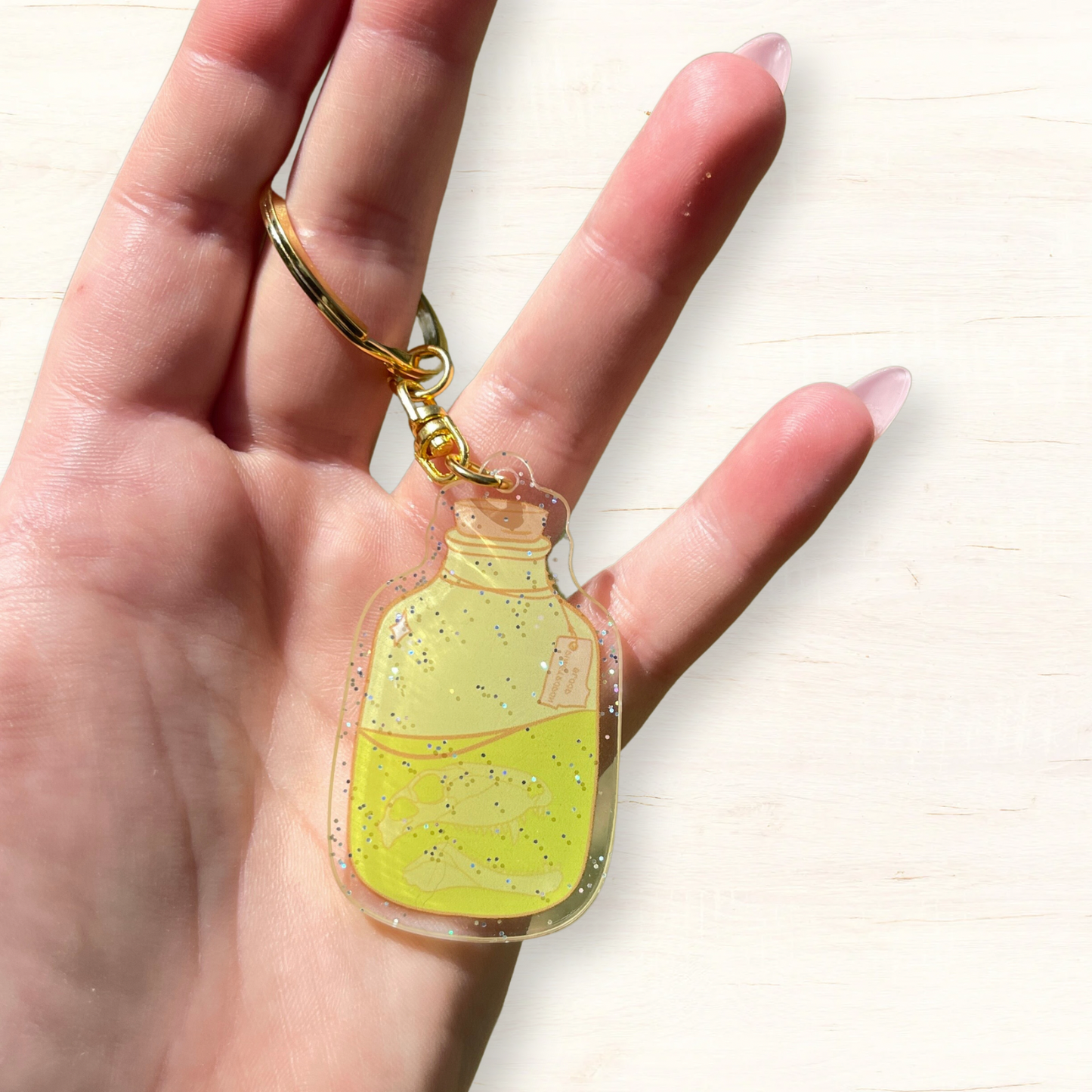 Dimetrodon Potion Keychain