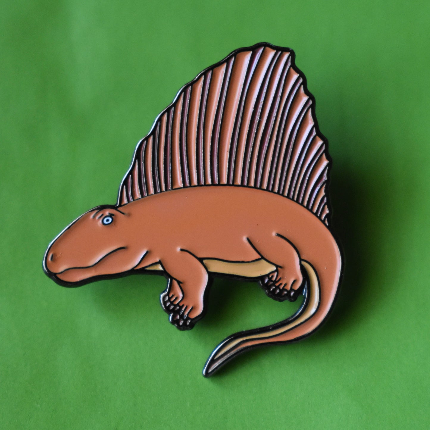 Red Dimetrodon Soft Enamel Pin