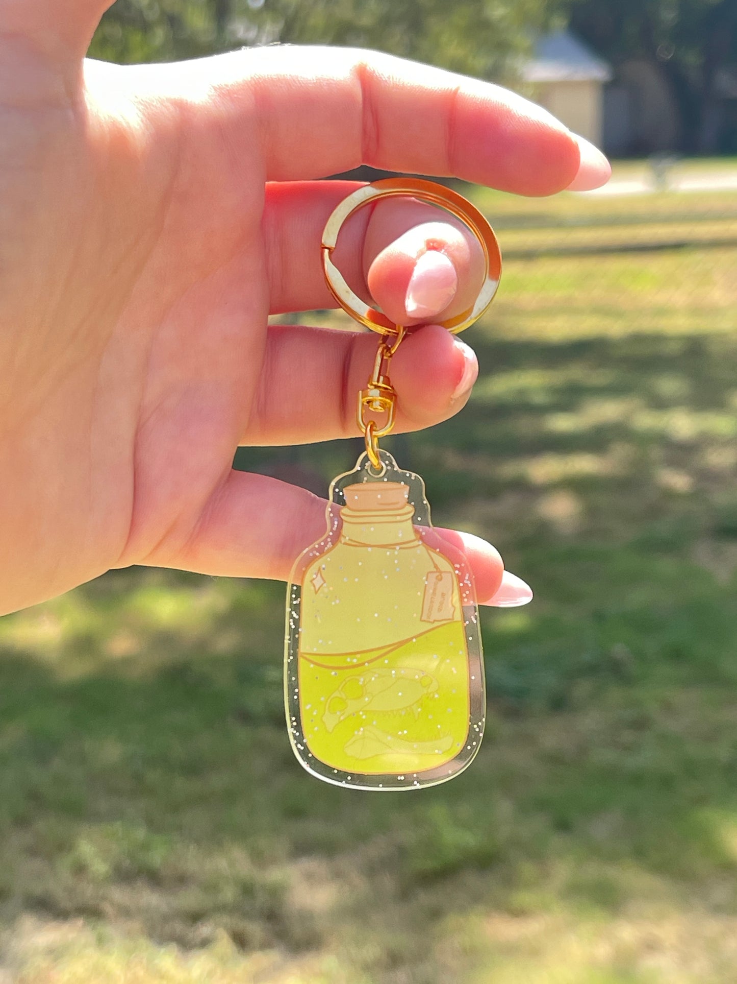Dimetrodon Potion Keychain