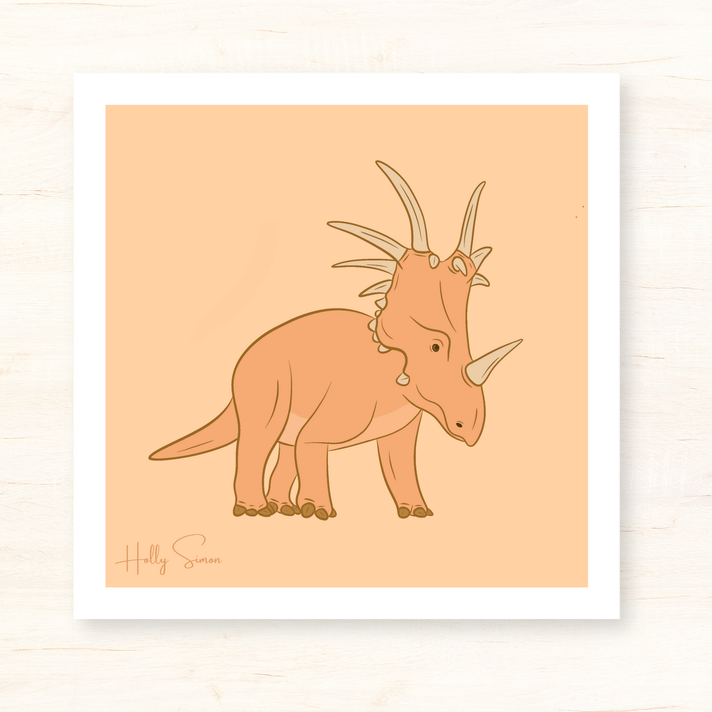 Styracosaurus Glossy Fine Art Print