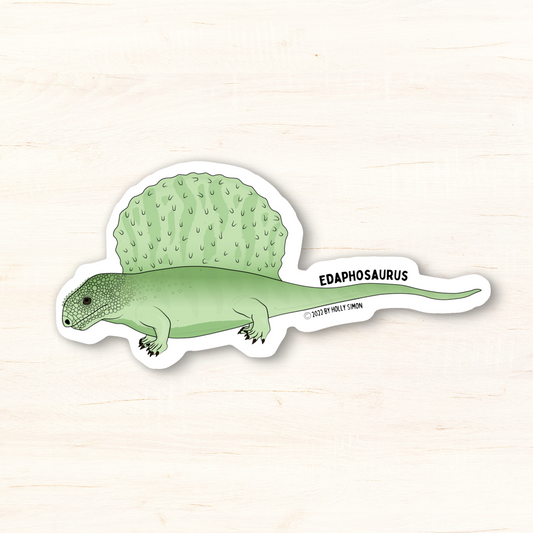 Edaphosaurus Vinyl Glossy Sticker