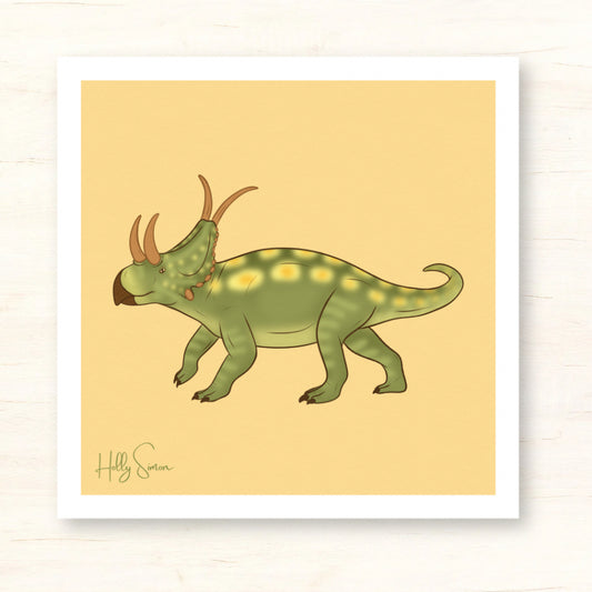 DIABLOCERATOPS 8”x8” Fine Art Print