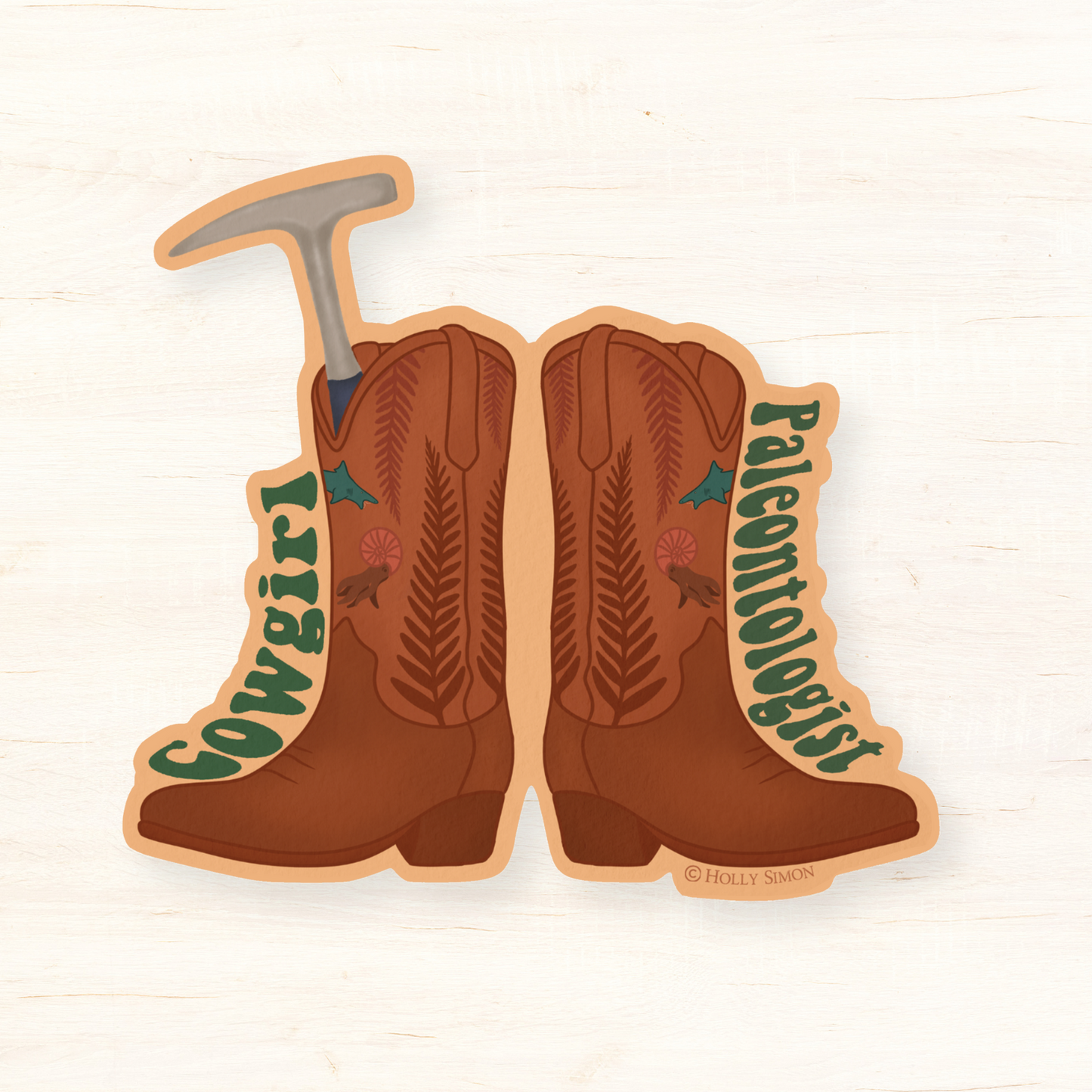COMING SOON | Cowgirl Paleontologist Sticker