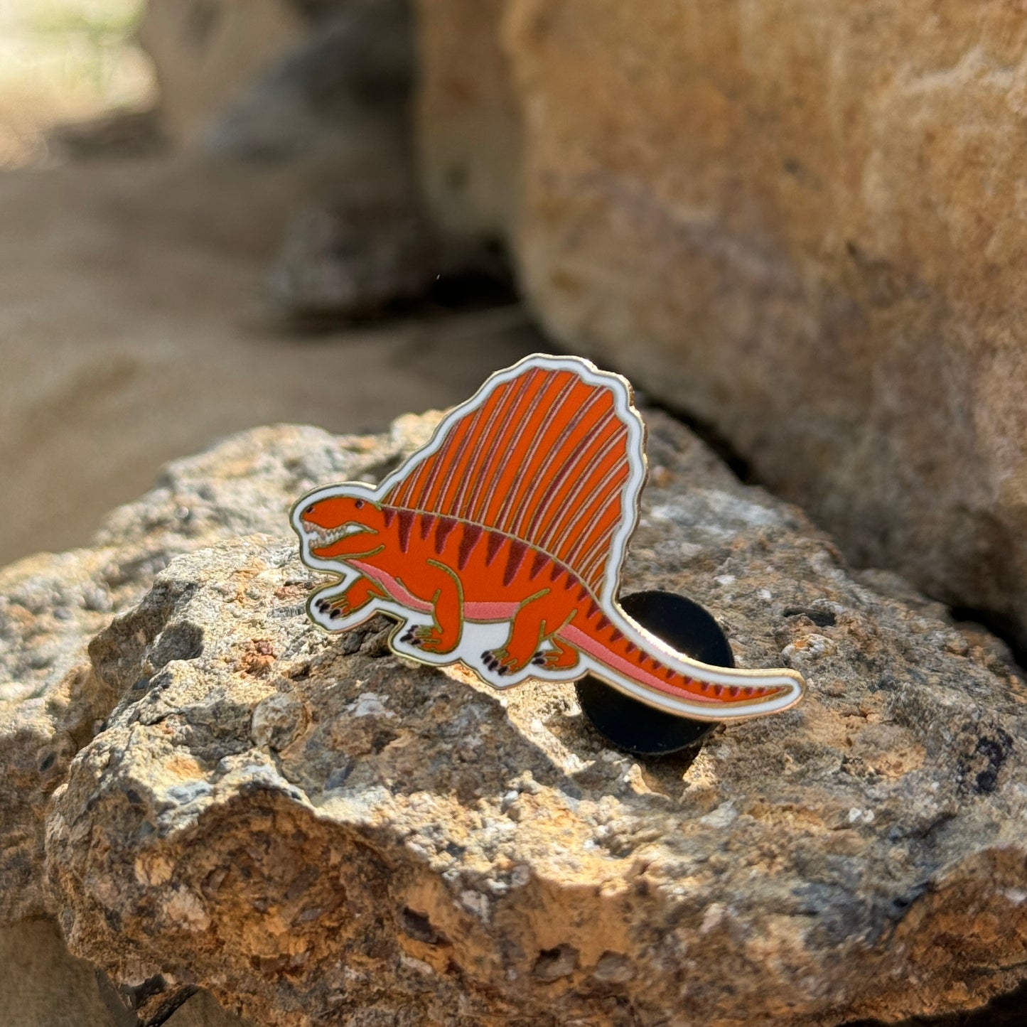 Dimetrodon Hard Enamel + Print Pins