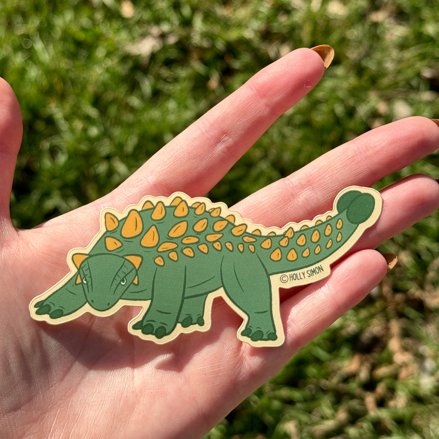 Ankylosaurus Matte Sticker