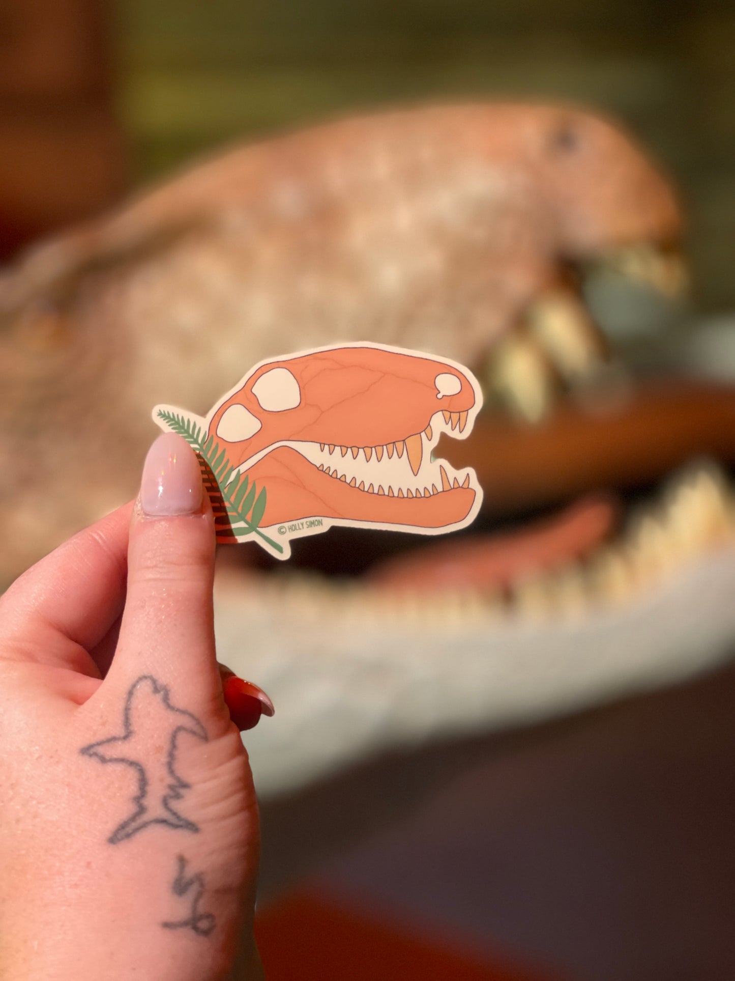 Dimetrodon Skull Sticker