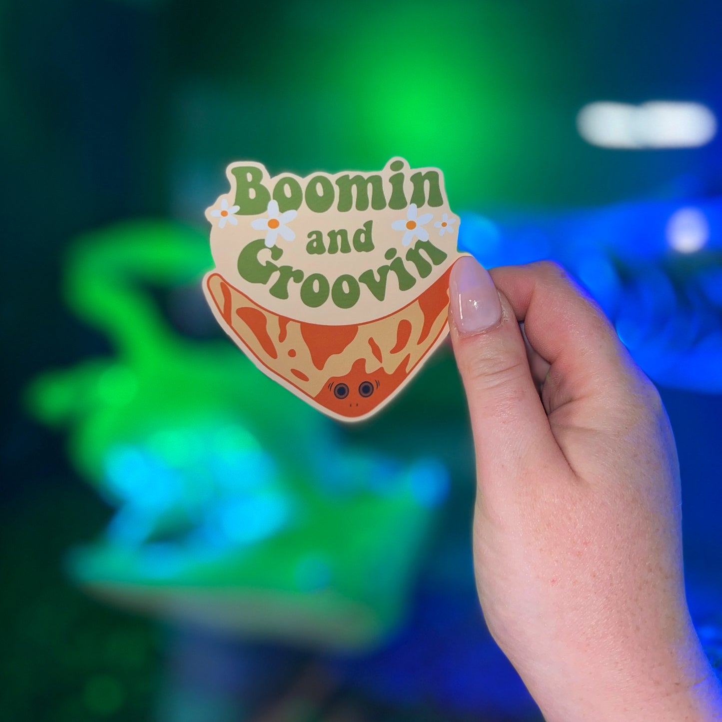 Diplocaulus Boomin & Groovin Sticker