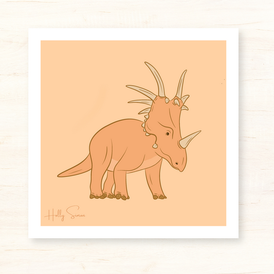 Styracosaurus Glossy Fine Art Print
